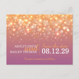 Guardar la tarjeta postal del boda de las burbujas