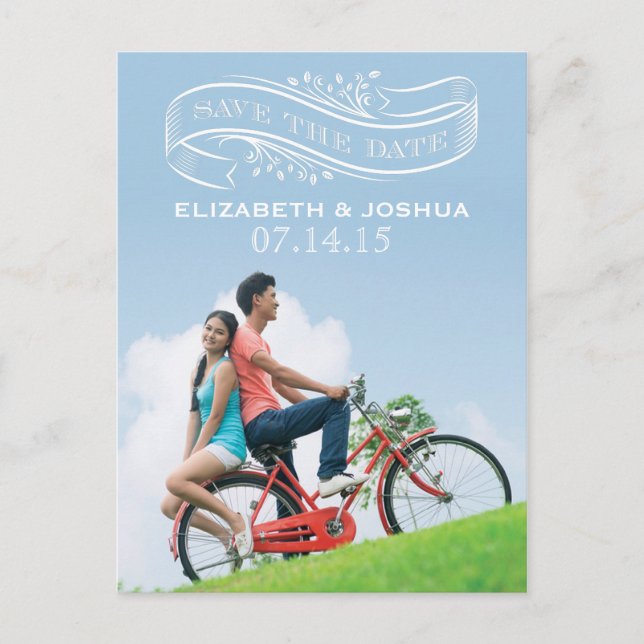 Guardar la tarjeta postal del cartel de fecha (Anverso)