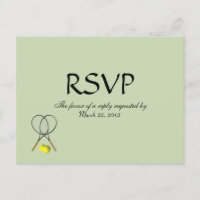 Guardar la tarjeta postal RSVP del menú Fecha