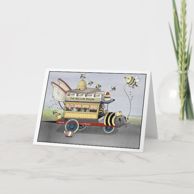 Guardar las abejas - La tarjeta Omnibus Bee Line B (Anverso)
