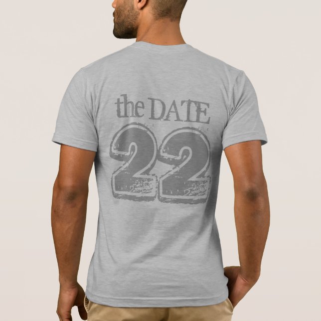 Guardar las camisetas de fecha (Reverso)