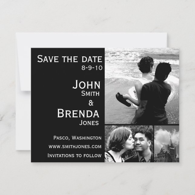 Guardar las invitaciones de la boda del Personaliz (Anverso)