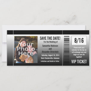 Guardar las invitaciones de vale de fecha con foto