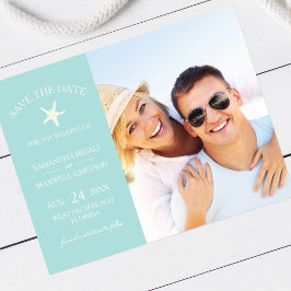 GUARDAR LAS tarjetas DE FECHA, Starfish Beach Wedd