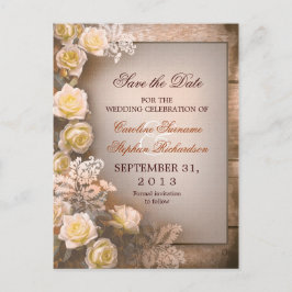 guardar las tarjetas postales vintage del boda de