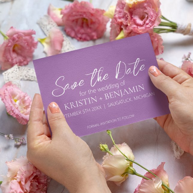 Guardar los anuncios de fecha (púrpura) (Subido por el creador)