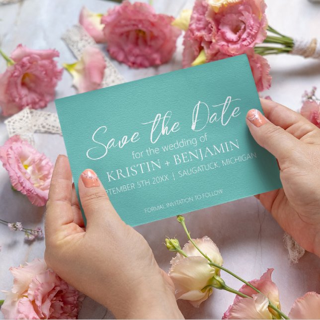 Guardar los anuncios de fecha (Verde azulado) (Subido por el creador)