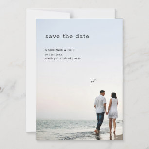 Guardar los imanes de foto única del Boda de fecha