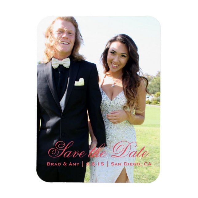 Guardar los imanes de fotos de fecha (Vertical)