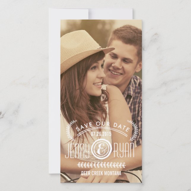 GUARDAR NUESTRA FECHA | GUARDAR EL ANUNCIO DE FECH (Anverso)