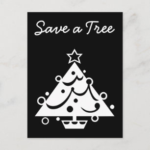 Guardar un árbol estrella de árbol de navidad negr