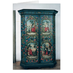 Guardarropa adornado con las escenas de los cuatro