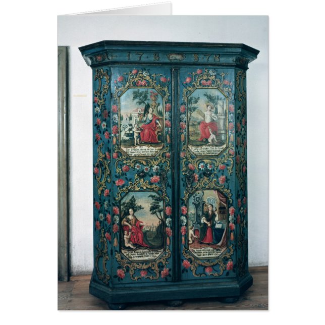 Guardarropa adornado con las escenas de los cuatro (Frente)