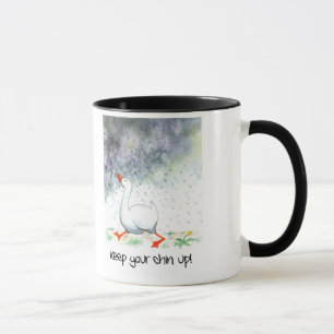 "Guarde a su Chin para arriba!" Taza del campanero