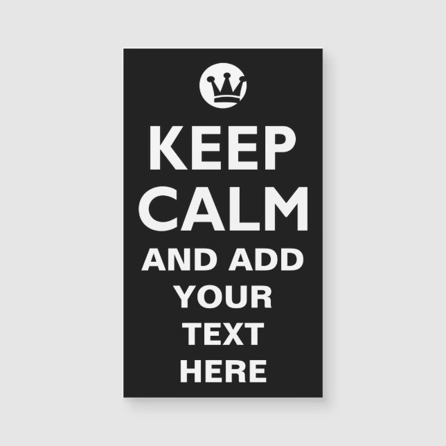 GUARDE el blanco TRANQUILO + su fondo y texto (Anverso)