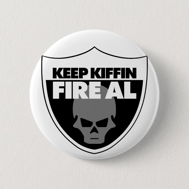 Guarde el botón del Al del fuego de Kiffin (Anverso)