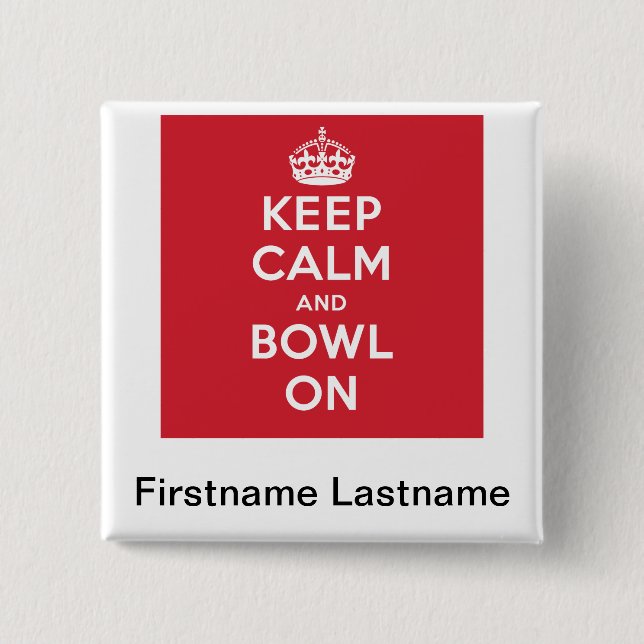 "Guarde" el botón personalizado tranquilo (Anverso)