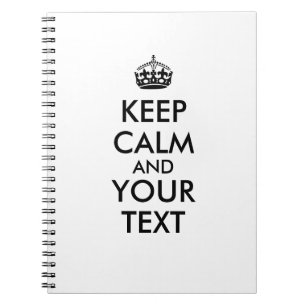 Guarde el cuaderno tranquilo para añadir su propi