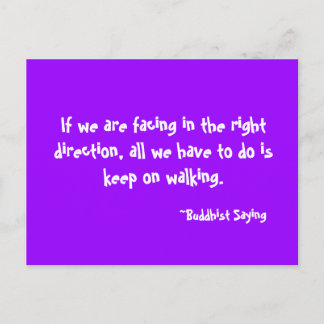 Guarde en la postal que camina