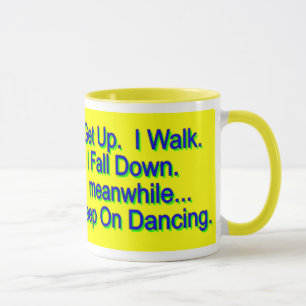 Guarde en la taza del baile, amarilla