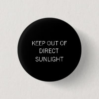 "Guarde fuera pequeño botón de la luz del sol