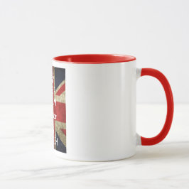 Guarde Gibraltar tranquilo es taza británica