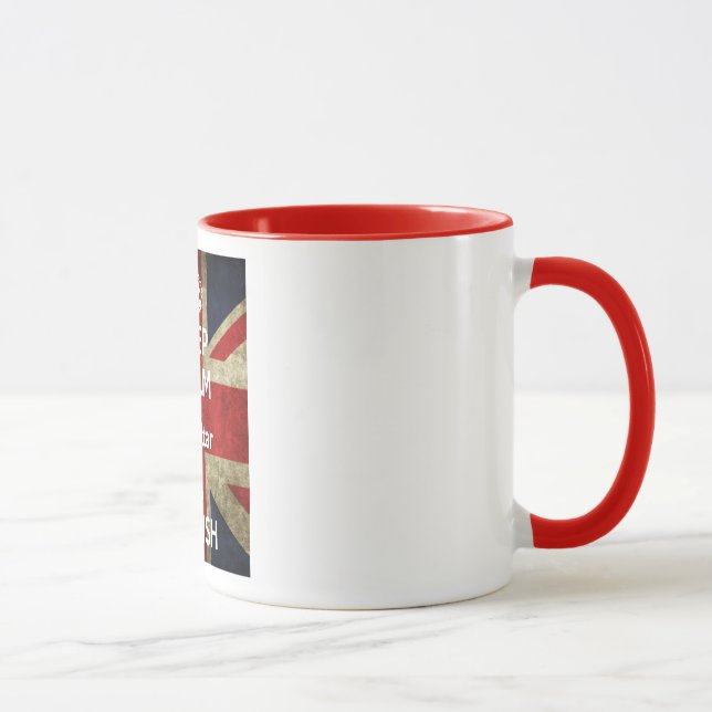 Guarde Gibraltar tranquilo es taza británica (Derecha)