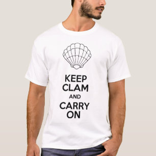 Guarde la almeja y continúe la camiseta