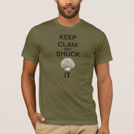 Guarde la almeja y desváinela camiseta
