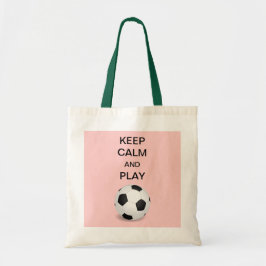 Guarde la bolsa de asas del fútbol de la calma y