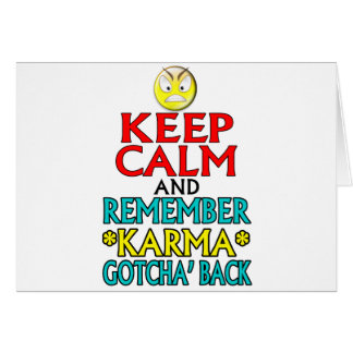 Guarde la calma -- Karmas