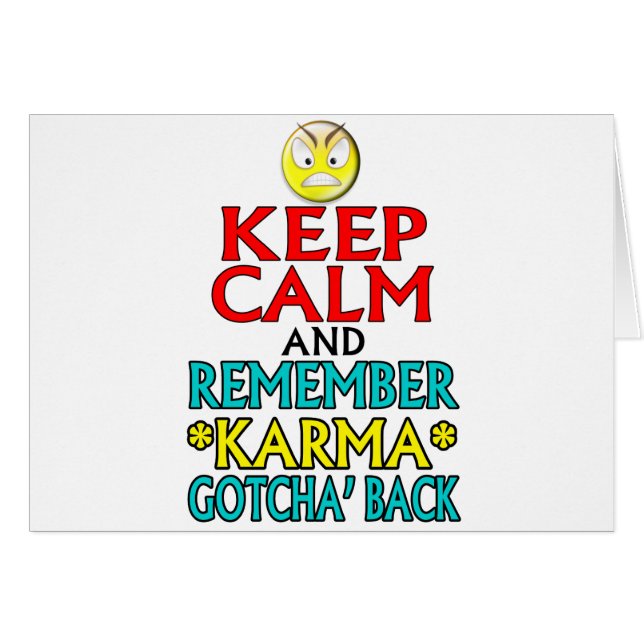 Guarde la calma -- Karmas (Anverso (Horizontal))