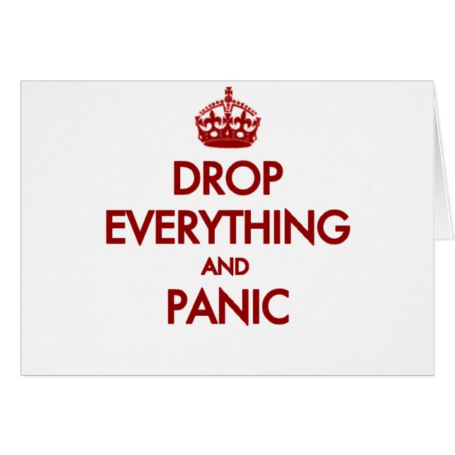 ¿Guarde la calma? ¡Pfft! (Anverso (Horizontal))