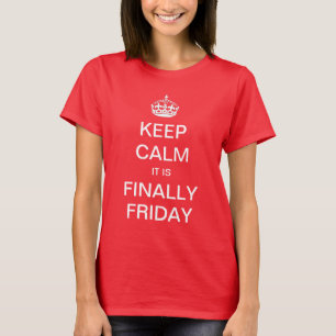 Guarde la calma que es finalmente camisa de