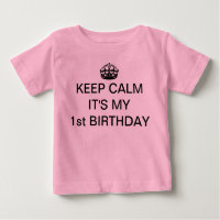 GUARDE LA CALMA que es MI 1ra CAMISETA del NIÑO