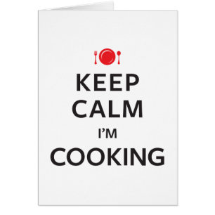 Guarde la calma que estoy cocinando