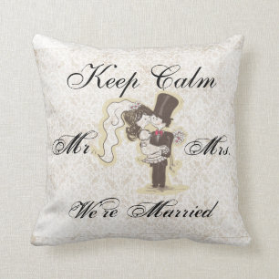 Guarde la calma que somos almohada decorativa