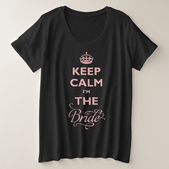 Guarde la calma que soy la camiseta de encargo de (Anverso del diseño)