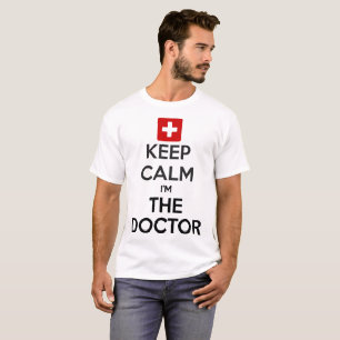 Guarde la calma que soy la camiseta del blanco de