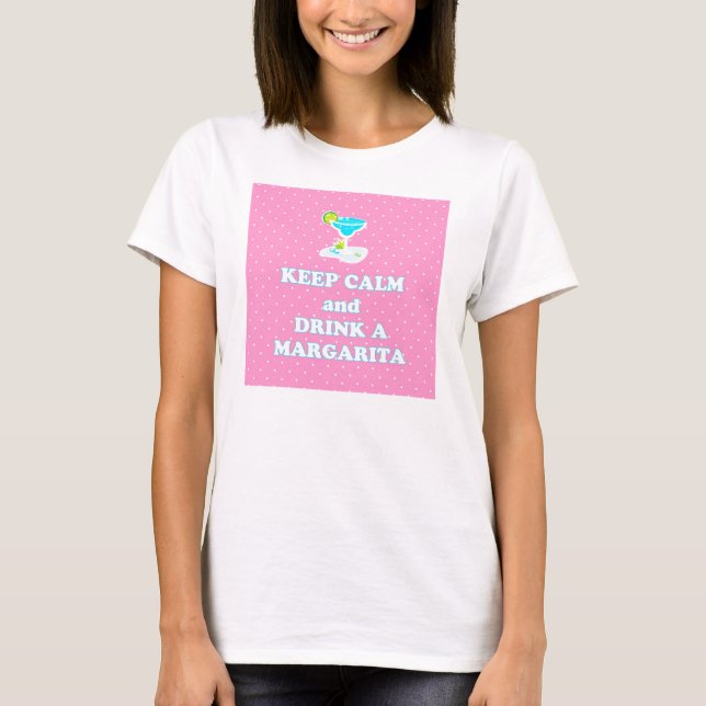 Guarde la calma y beba camisetas sin mangas de (Anverso)