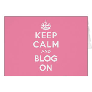 Guarde la calma y el blog encendido