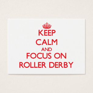 Guarde la calma y el foco en el rodillo Derby
