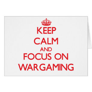 Guarde la calma y el foco en juegos de guerra