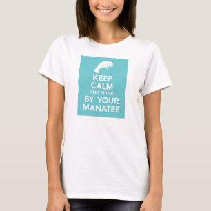 Guarde la calma y haga una pausa su camiseta del
