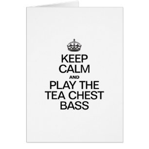 GUARDE LA CALMA Y JUEGUE EL BAJO DEL PECHO DE TÉ