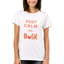 Guarde la calma y la camiseta de Busk Women´s