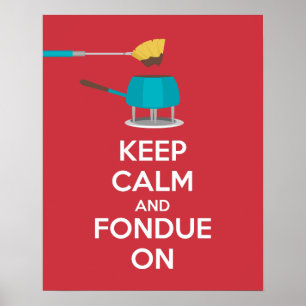 Guarde la calma y la "fondue" en la impresión del
