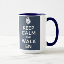 Guarde la calma y la taza de Walken