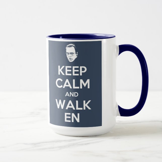 Guarde la calma y la taza de Walken (Derecha)