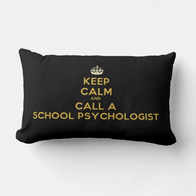 Guarde la calma y llame una almohada del psicólogo (Anverso)